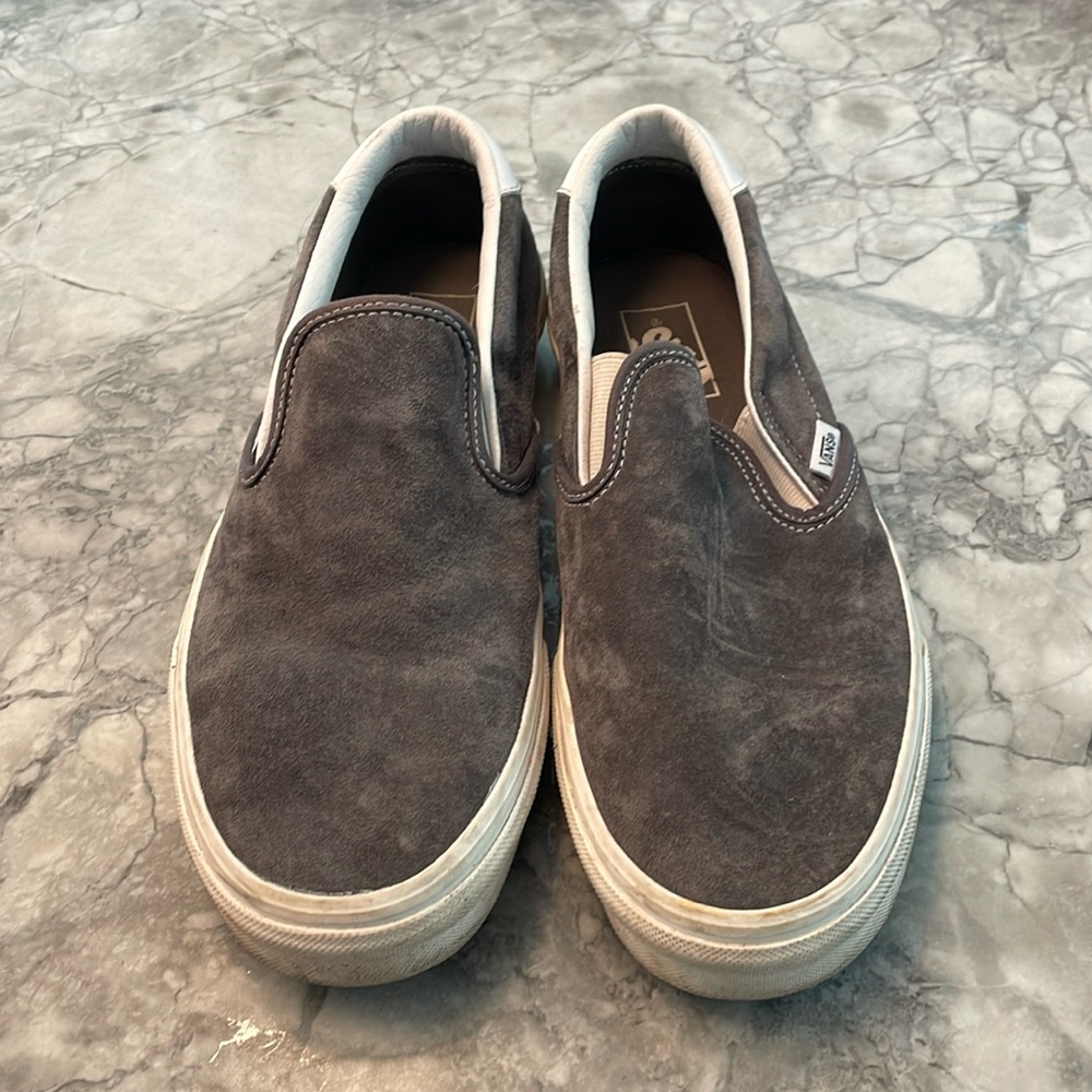 Vans Suede Slip-Ons. Men’s size 9. Like New.